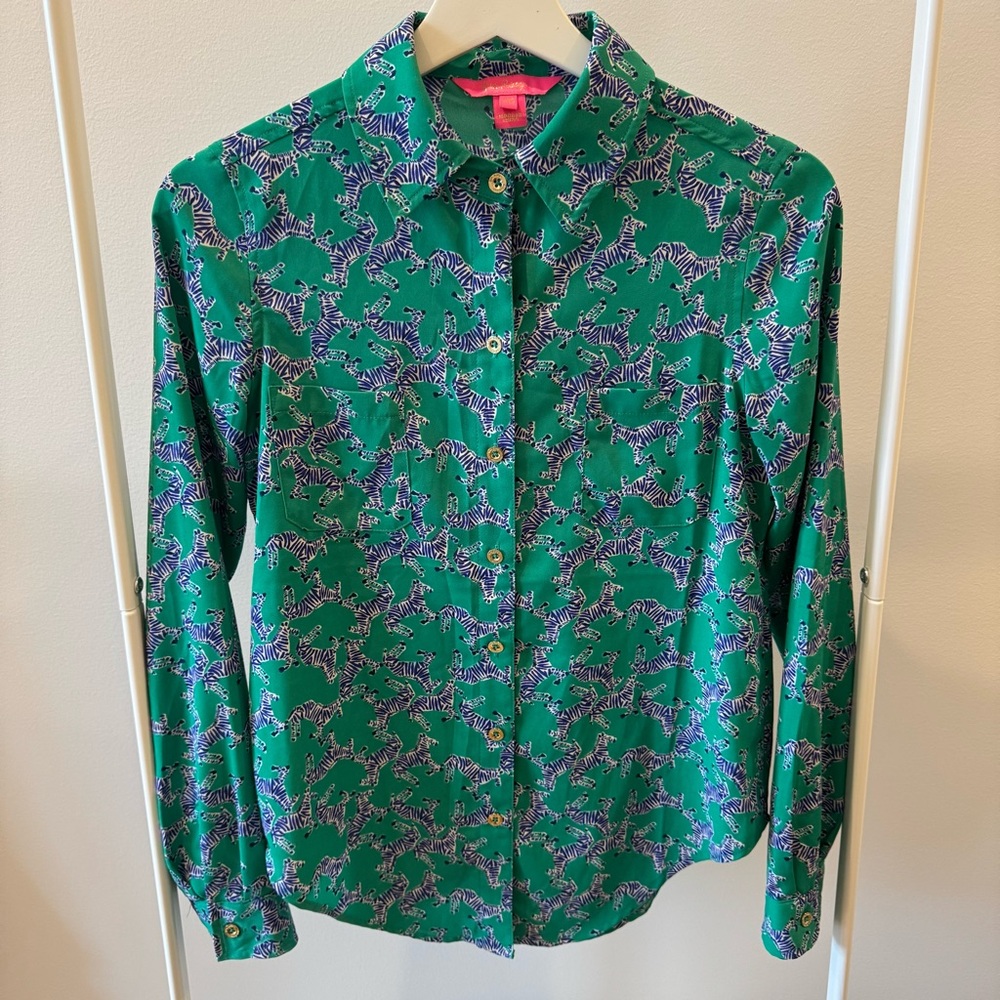 Lilly Pulitzer Sea View Button Down